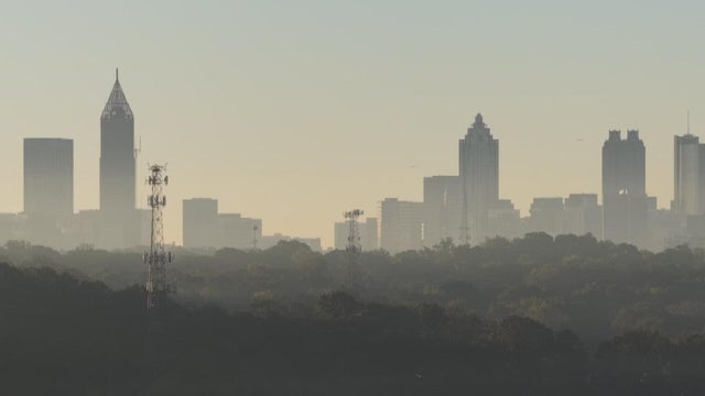 Controlled burn and winds making skies hazy in metro Atlanta