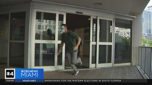 Ex-Lauderhill cop arrested for impersonating dead man runs away from cameras after release