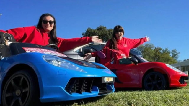 Riding toy cars toward a world record