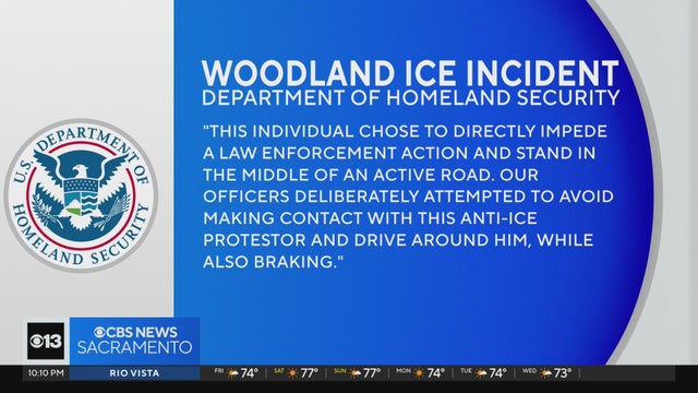 ICE responds to Woodland police's dispute of pedestrian collision claims
