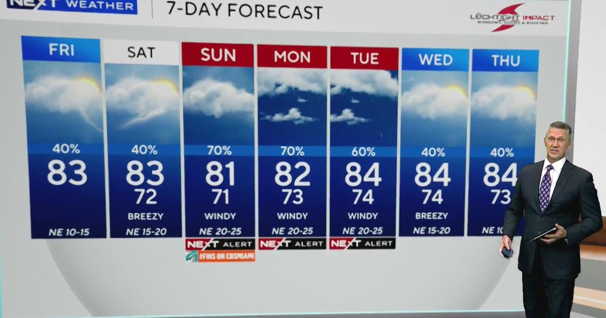 South Florida sees scattered showers ahead of heavy rain, coastal ...