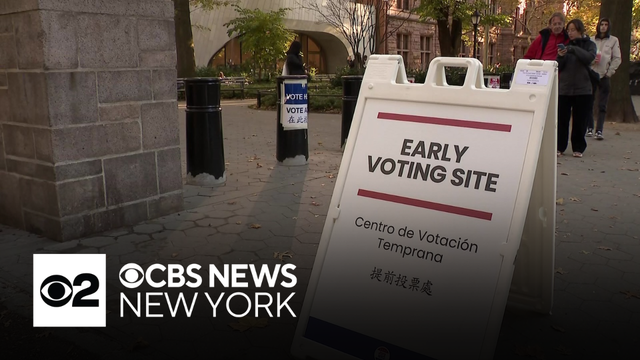 New Yorkers get ready to hit the polls for early voting