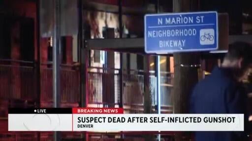 Suspect dead after shooting himself, engaged in shootout with Denver officers prior