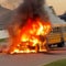 Indiana school bus driver gets children out of bus just before it goes up in flames