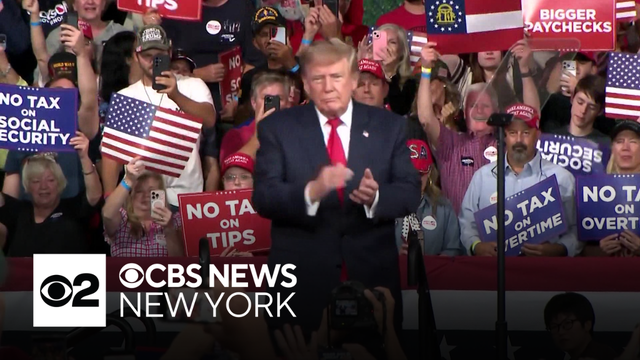 Trump, Obama make Senate campaign stops in opposite rallies