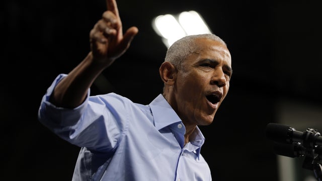 Barack Obama Campaigns With Michigan Democrats Ahead Of Midterm Elections 