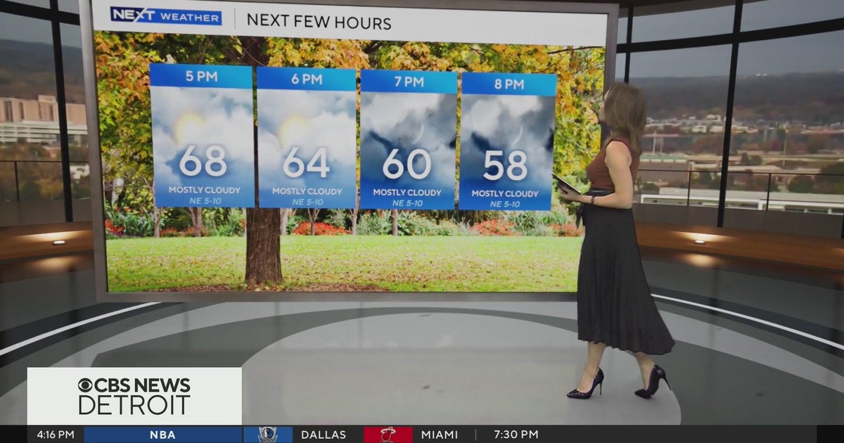 Beautiful weather continues but with more clouds - CBS Detroit