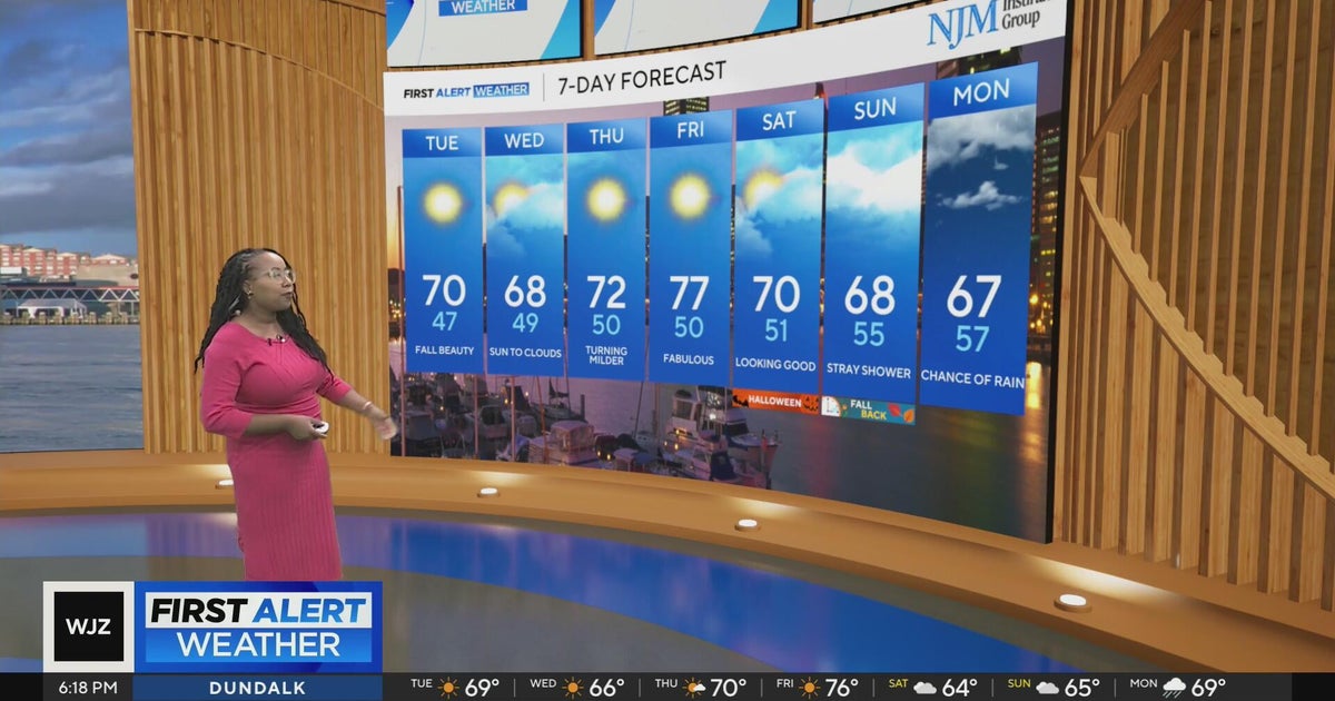 Pleasant, cool weather resumes in Maryland this week - CBS Baltimore