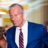Senate Majority Leader John Thune at a campaign event in Sioux City, Iowa, on Friday, Oct. 23, 2026. 
