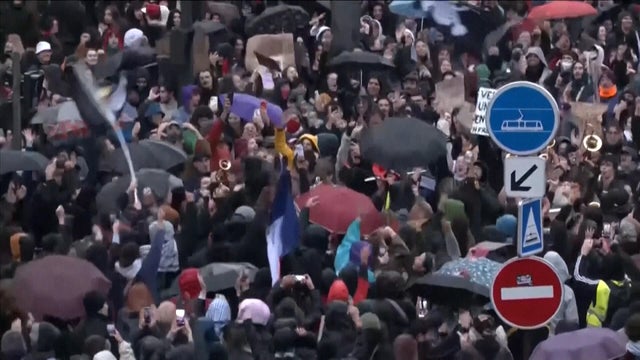 French protests continued for another weekend