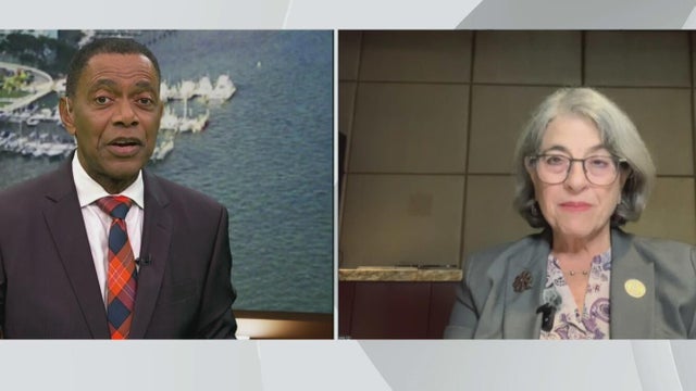 Miami-Dade mayor Daniella Levine Cava speaks on Amendment 3 opposition and county budget woes