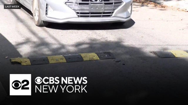 Brooklyn man installs DIY speed bumps to slow traffic