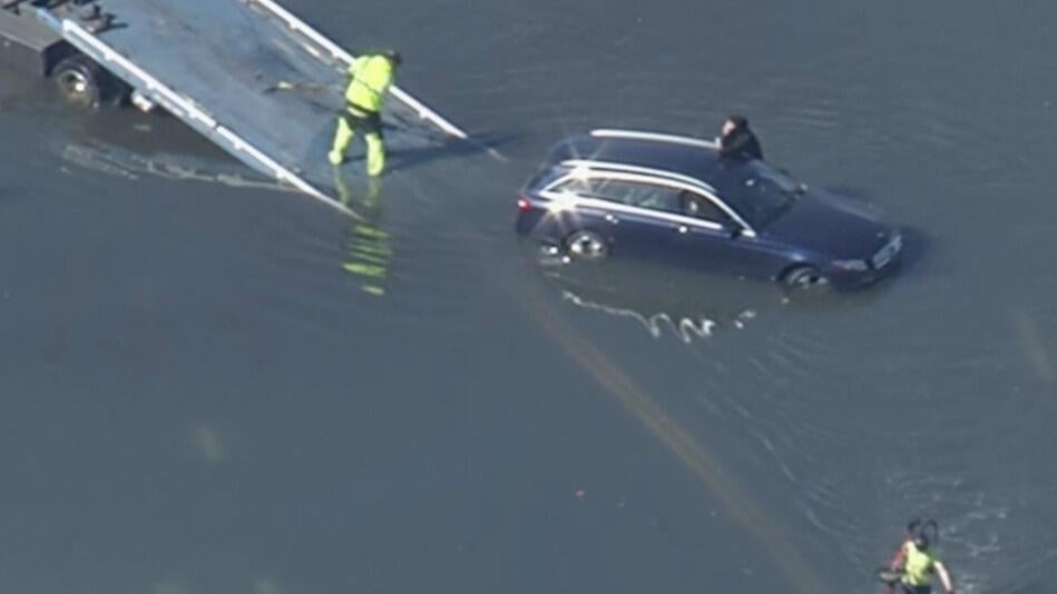 Flooding in parts of Marin County as coastal flood advisory in effect ...