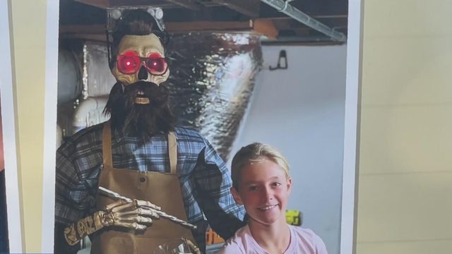 9-year-old creates talking skeleton for Halloween with the help of AI