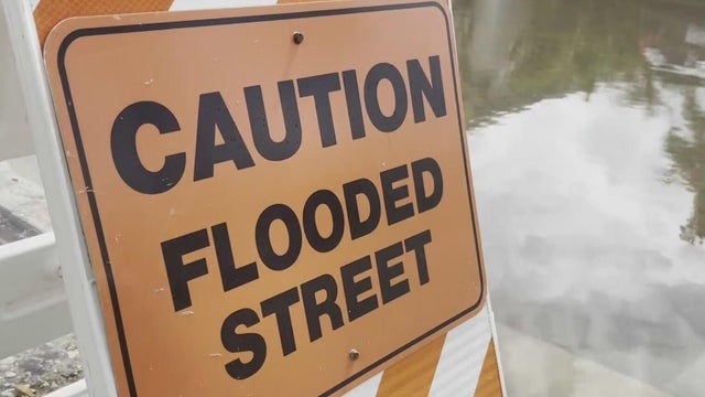 King tides had double the flooding in Fort Lauderdale and Hollywood neighborhoods Monday evening