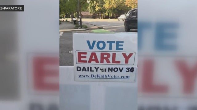 Incorrect early voting signs in Decatur raise voter concerns