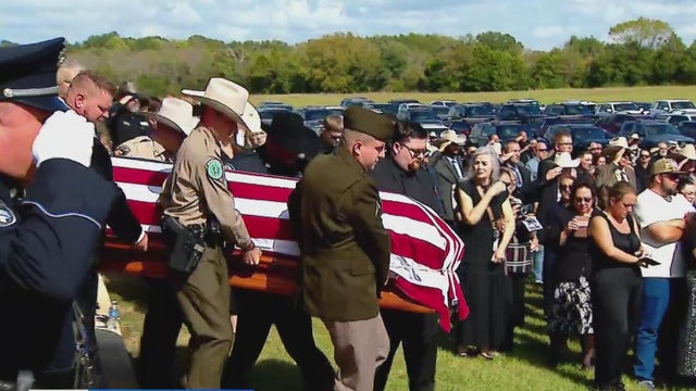 Funeral service held for fallen Van Zandt County deputy Adam Sherifi