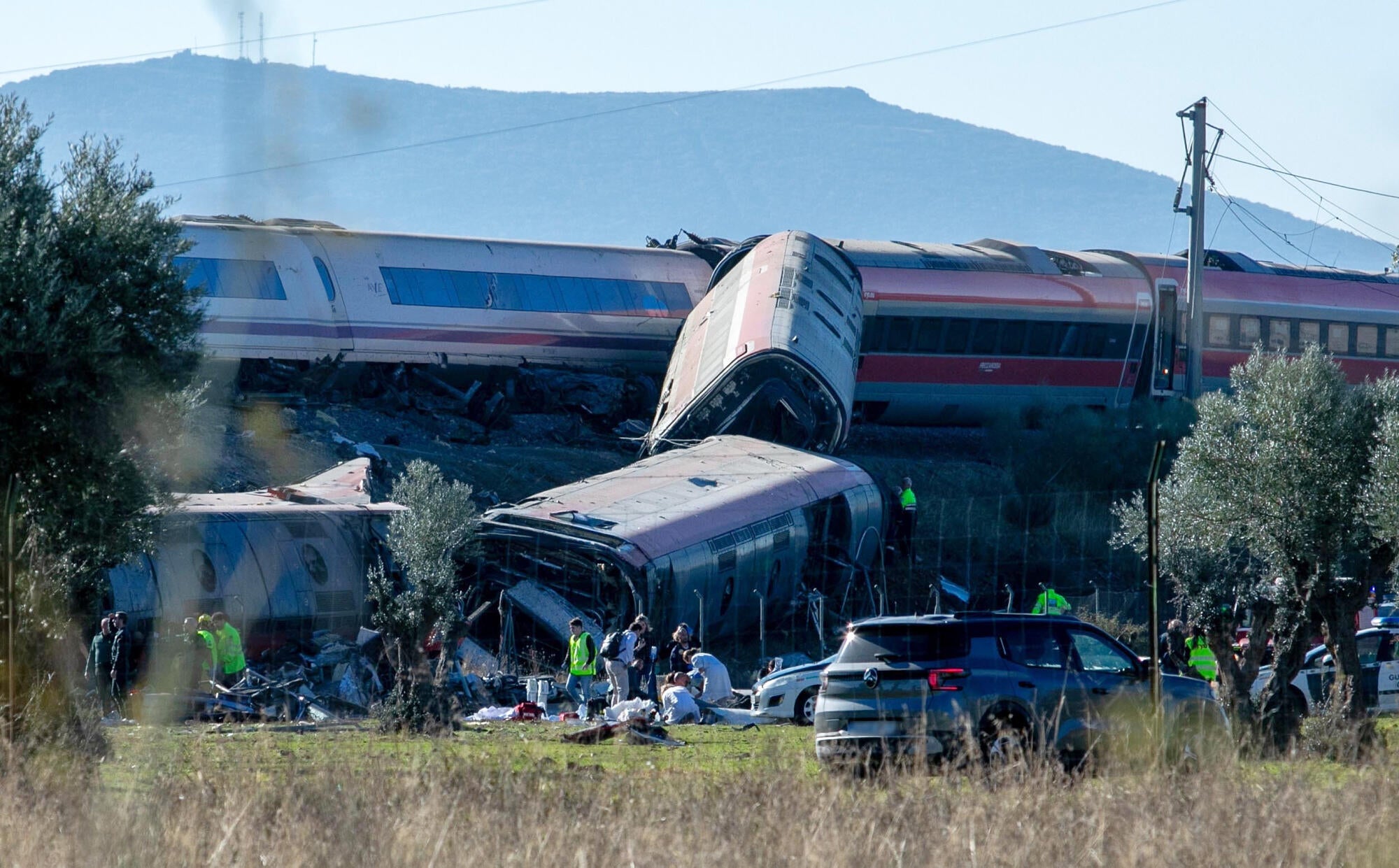 High-speed train crash in Spain kills at least 68, dozens injured