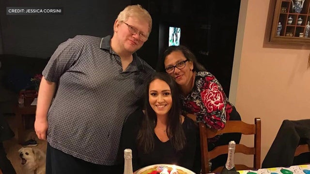 Rosario (left) and Jessica (center) Corsini, and their mother 