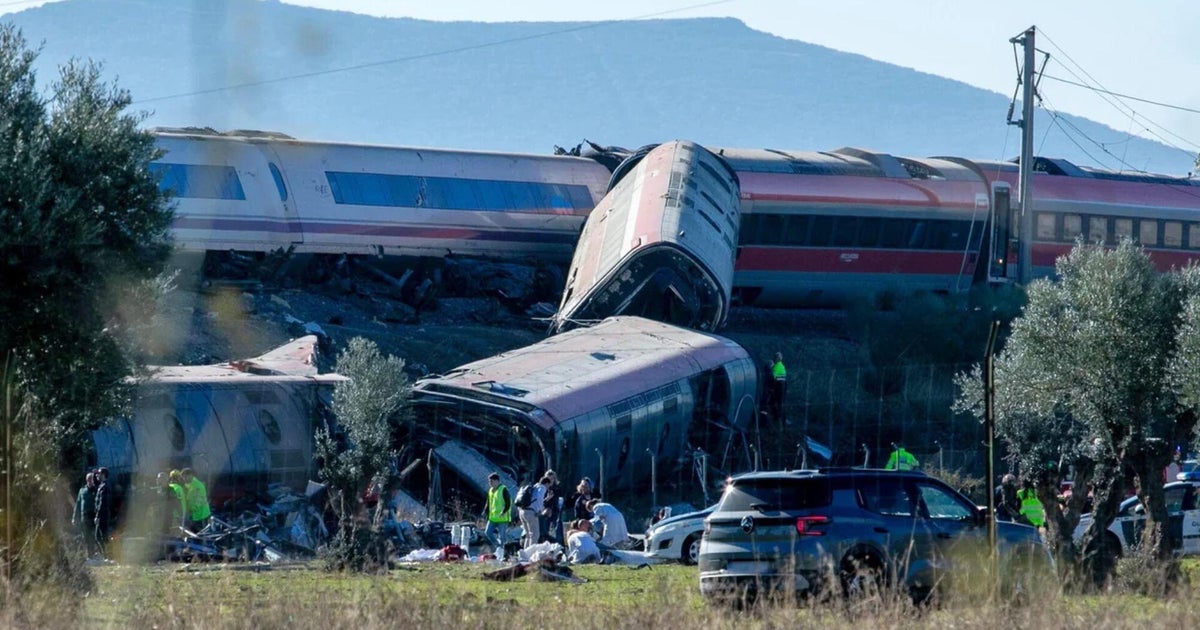 At least 30 dead as high-speed train crashes into stopped train in Spain, authorities say