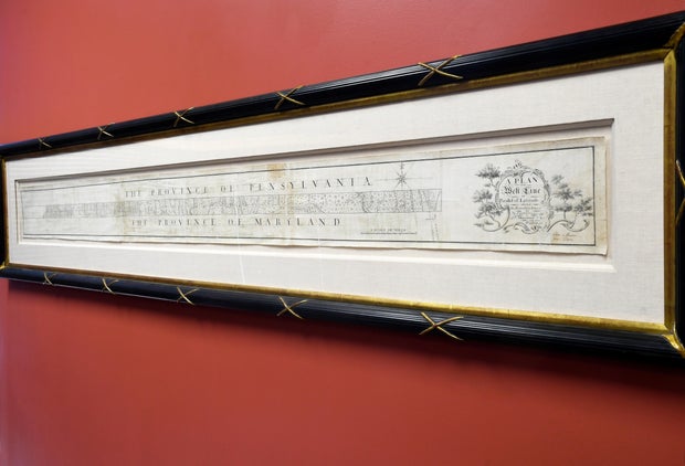 Mason Dixon Map Auction