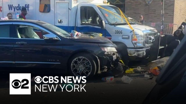 6 hurt when car crashes into ambulance during Halloween event in Brooklyn