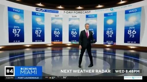 Showers in South Florida become more scattered after days of king tides and flooding