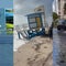 Watch: Footage of king tides seeping into neighborhoods, businesses on both coasts