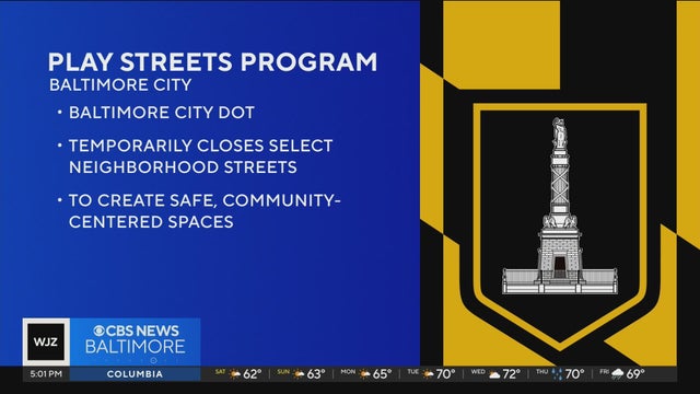 Baltimore City launches 'Play Streets Program' to create safe, community-centered spaces