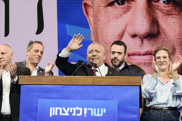 Gadi-Eisenkot-Addresses-Supporters-Election-Night