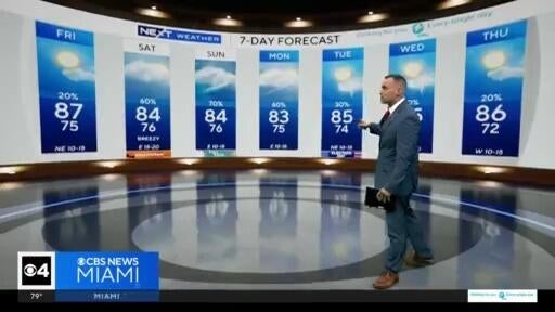 Less rain to come in the next days across South Florida, but expect scattered showers for Halloween