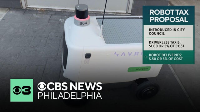 Philadelphia councilmember proposes new tax on robot deliveries, rides