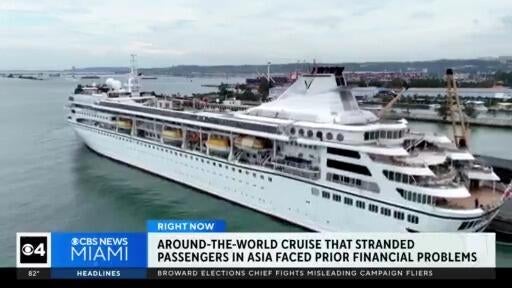 Cruise ship runs out of fuel, stranding Americans in Asia