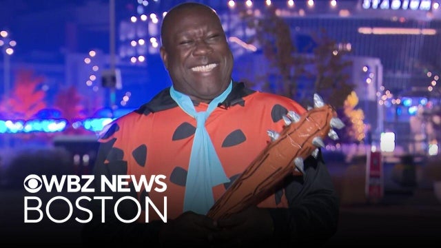 WBZ's Levan Reid shows off his Halloween costume collection
