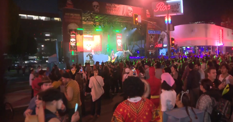 cbsnews.com - Brittney  Ermon - West Hollywood Halloween Carnaval preparations continue despite rain in the forecast