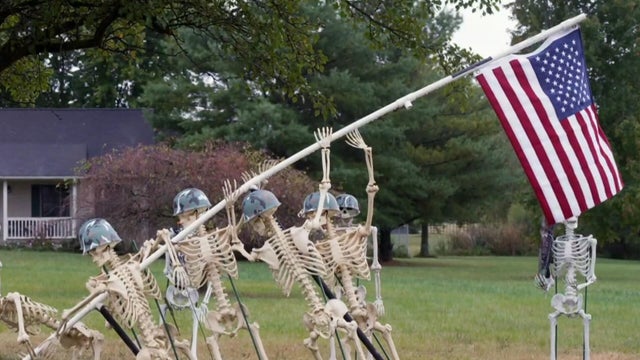 Halloween display brings joy amid cancer